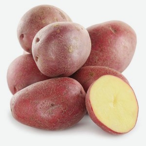 Картофель красный мытый, весовой 