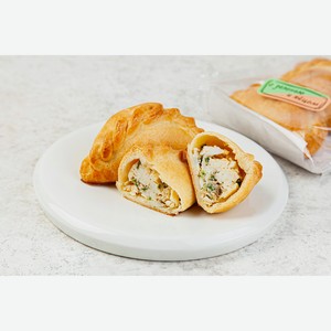 Пирожки с зеленью и яйцом на сметанном тесте, 120 г (2шт)