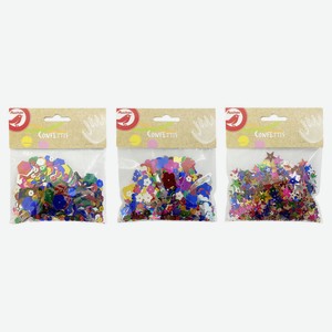 Пайетки АШАН Красная птица разноцветные, 30 г