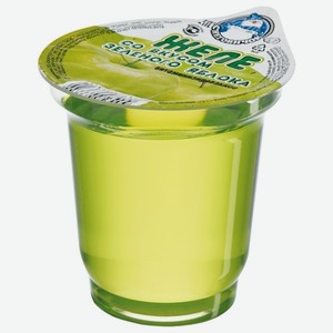  Желе Снеговичок зеленое яблоко, 150 г