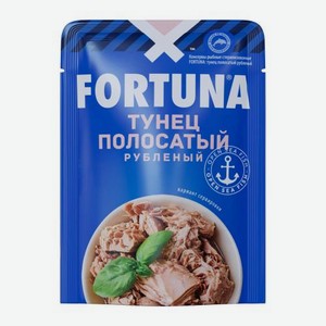 Тунец полосатый рубленный в собственном соку Fortuna 100г