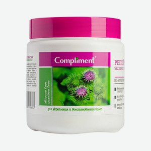 Экспресс-Маска д/волос Compliment Репейная д/укрепления и во