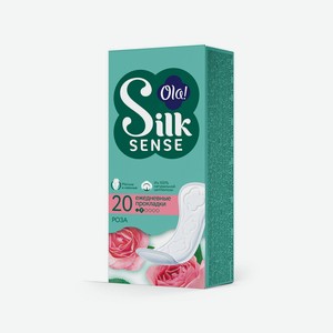 Прокладки ежедневные Ola! Silk Sense Daily Deo бархатная роз