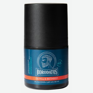 Дезодорант-антиперспирант ролик мужской Borodatos Перец, Вет