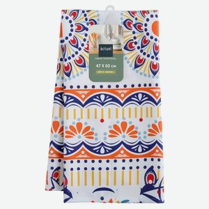 Набор кухонных полотенец Actuel Узоры 100% хлопок 47х60 см, 2 шт