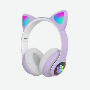 Наушники беспроводные. Светящиеся кошачьи ушки