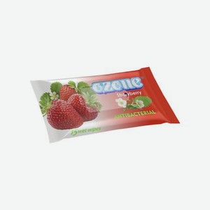Влажные Салфетки с ароматом клубники Антибактериальные