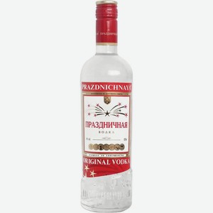 Водка Праздничная 40% 500мл, 500 мл