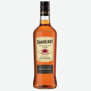 Коктейль Oakheart Original Spiced gold с ромом 35% 0.5л, 500 мл