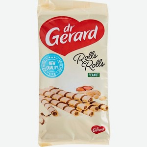 Трубочки Dr. Gerard Rolls Rolls вафельные с ореховым кремом 112г, 112 г