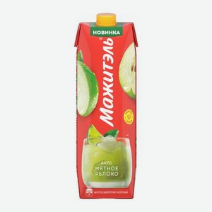 Сывороточно-молочный коктейль Мажитэль с соком и с витаминами со вкусом Мятное яблоко Neo 950г
