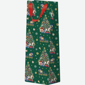 Пакет Пакетико Страна чудес для бутылок 12x38x10см BLP