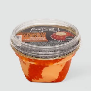 Икра красная имитированная «Икорная самба» с майонезным соусом, 180 г