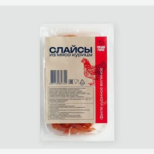 Слайсы из мяса курицы «Мясная марка», 100 г