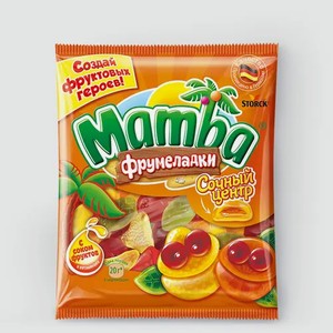 Жевательный мармелад «Mamba» фрумеладки Сочный центр, 70 г
