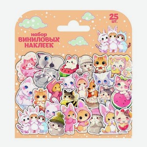 Виниловые наклейки Кавайные котики ND Play