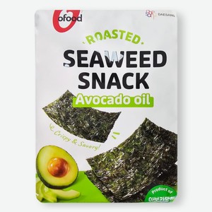 Капуста морская O Food сушёная обжаренная в масле авокадо, 4г