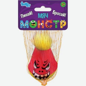 Игрушка-сквиш Монстр-мяч 56г 6*6*13см