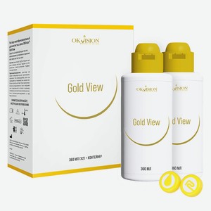 OKVISION Раствор для контактных линз OKVision Gold View, 1 шт.