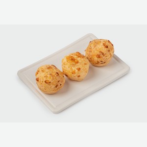 Булочка сырная  Пармезан и Чеддер  без глютена зам. 3 шт 90 г