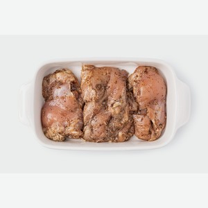 Окорочок цыпленка-бройлера бескостный в маринаде с грибами 600 г