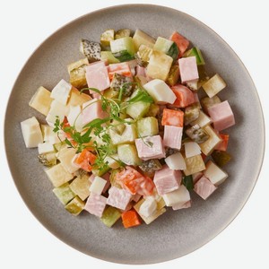 Салат с ветчиной Перекрёсток Select 180г, 180 г