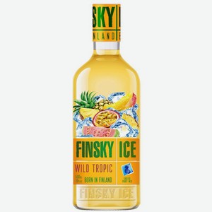 Настойка Finsky Ice Wild Tropic сладка 19%, 500мл, 500 мл