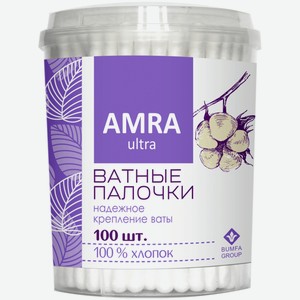 Ватные палочки Amra, 100шт