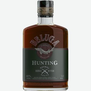 Ликер  Белуга Хантинг  Травяной Биттер, 50 мл, Россия