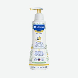 MUSTELA Питательный гель для купания Nourishing Clean sing Gel with Cold Cream, 300 мл