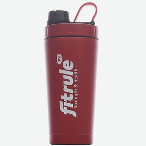FITRULE Шейкер Twist алюминиевый с крышкой, 700мл, Красный