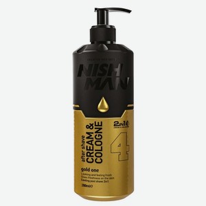 NISHMAN Крем одеколон после бритья 04 Gold One, 200 мл