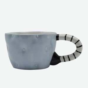 MANDARIN DECOR Кружка большая керамическая для кофе и чая, цвет: голубой; 400 мл