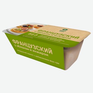 Паштет из печени птиц «Галерея Вкуса» Французский яблоко инжир охлажденный, 146 г