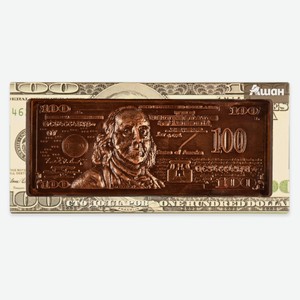 Шоколад темный АШАН Красная птица 100 долларов, 45 г