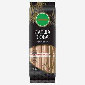 Макаронные изделия Misaki Лапша соба гречневая Китай, 300 г