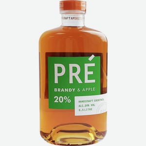 Коктейль алкогольный Pre Brandy & Apple 20% 0.5л, 500 мл