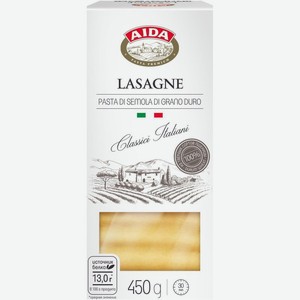 Макароны Aida Лазанья из твёрдых сортов пшеницы, 450г
