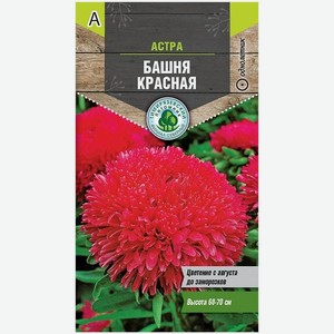 Семена Тимирязевский Питомник Астра Башня Красная, 2г