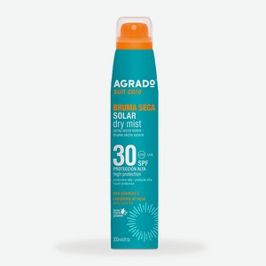 AGRADO Солнцезащитный сухой мист SPF 30, 200мл