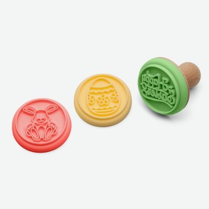 Набор печатей для печенья APOLLO  Happy Easter  3 шт.
