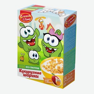 Кукурузные шарики CRUNCH TIME АМ НЯМ со вкусом меда и яблока
