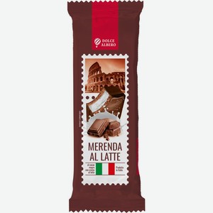 Пирожное DOLCE ALBERO бисквитное глазированное с кремом с цельным молоком без змж, Италия, 30 г