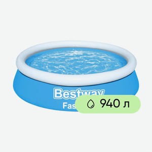 Бассейн надувной BESTWAY Fast Set 940л 183x183x51см, Арт. 57392