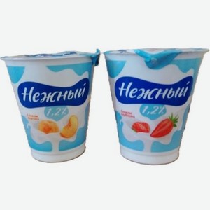 Продукт йогуртный Нежный с соком перс.клубн БЗМЖ 1,2% 320гр Эрманн ООО Эрманн ООО (производитель)