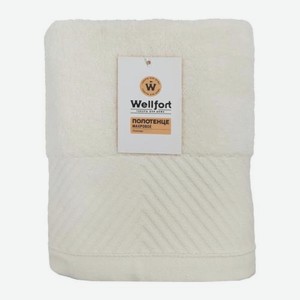 Махровое полотенце 50*80см Чизкейк с бортом Wellfort