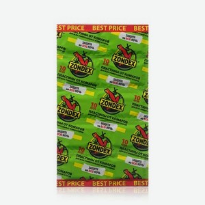 Пластины от комаров Zondex 10шт