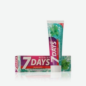 Зубная паста 7 days   Свежая мята   100мл