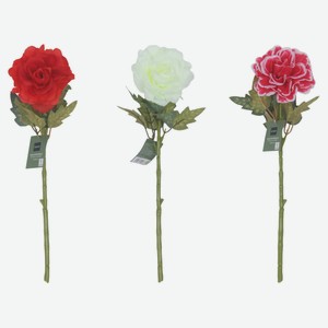 Цветок искусственный Actuel Роза, 43 см в ассортименте
