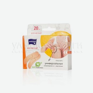 Пластырь Matopat Universal 19*76 20шт